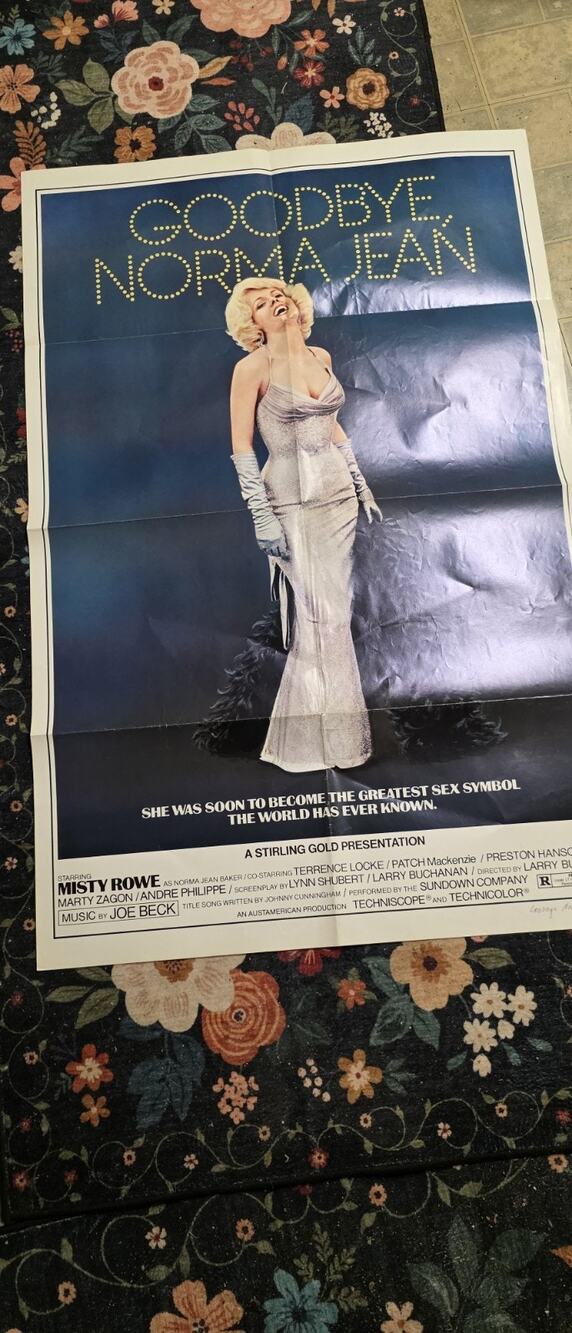 Goodbye Norma Jean Original Movies Poster 27 x 41 in